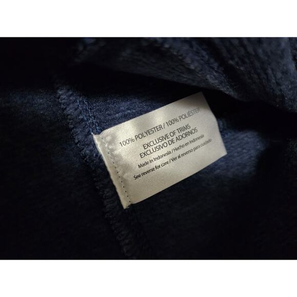 Woolrich Sweater Mens XXL 2XL Blue Fleece Knit Quarter Snap Pullover Pocket Top - Picture 5 of 10